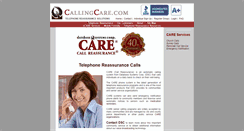 Desktop Screenshot of callingcare.com